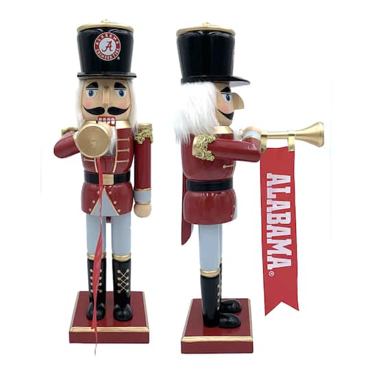 14" College Bugler Nutcracker By Santasworkshop in Alabama | 14.25" x 4" x 6.5" | Michaels®